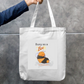 Cute minimal tote bag Zipper Tote Bag by @xen.on24