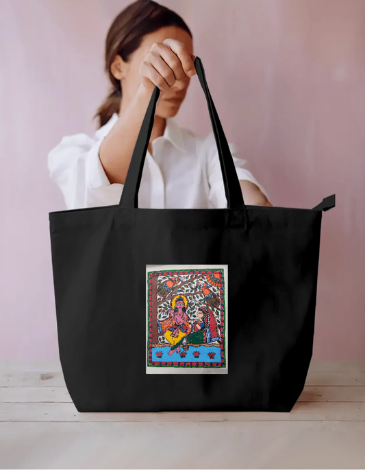 Spiritual moments large tote bag Everyday Large Tote Bag by Antara Verma