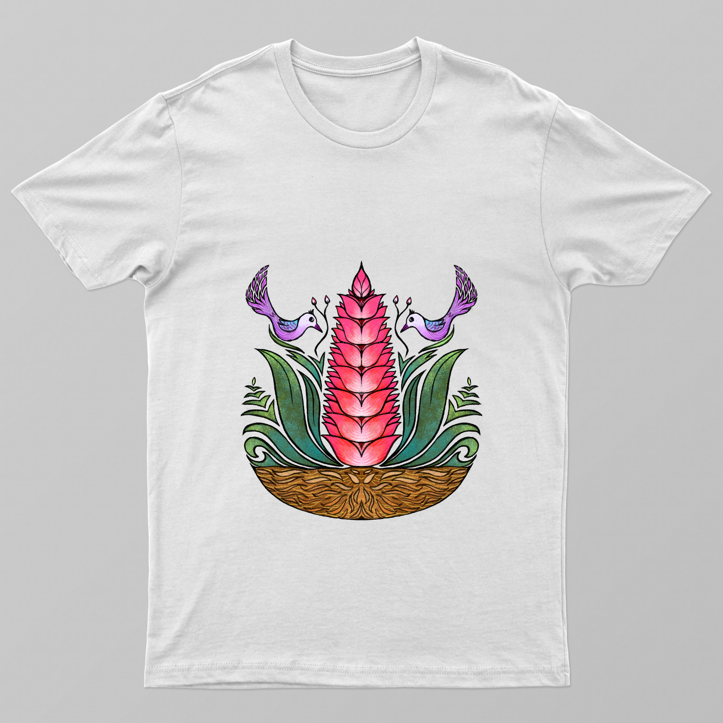 Together in the garden Unisex T-shirt by Seby Augustine