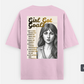 Inspirational Motivation For Girls Oversized T-shirt (Back print) by Saptaparna Mitra 