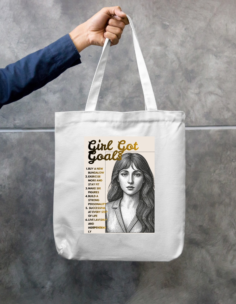 Girls Inspirational Motivation Quote Zipper Tote Bag by Saptaparna Mitra 