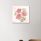 Floral Design 12"x12" Acrylic Square Poster by @rd_digital_store
