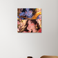 Radha Krishna potrait 12"x12" Acrylic Square Poster by Yor_forger