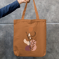 Floral Design Tote Zipper Tote Bag by @rd_digital_store