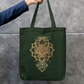 Aesthetic Design Tote Bag Zipper Tote Bag by @rd_digital_store