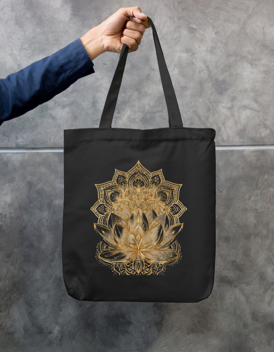 Aesthetic Design Tote Bag Zipper Tote Bag by @rd_digital_store