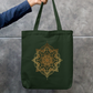 Mandala Design Tote Bag Zipper Tote Bag by @rd_digital_store