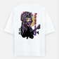 Rider girlpower tshirt Oversized T-shirt (Back print) by @miralynadoraartworks