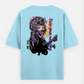 Rider girlpower tshirt Oversized T-shirt (Back print) by @miralynadoraartworks