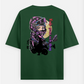 Rider girlpower tshirt Oversized T-shirt (Back print) by @miralynadoraartworks