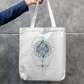 Mandala Art Tote Bag Zipper Tote Bag by @rd_digital_store