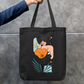 Flora Tote Bag Zipper Tote Bag by @rd_digital_store