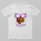 White T-shirt with printed design Unisex T-shirt by @tejrapelukis