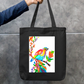 Colourful Zipper Tote Bag by Supriya