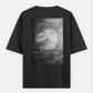 Christ cross art design oversized t shirt Oversized T-shirt (Back print) by Supriya
