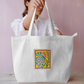 Peacock on a branch large tote bag Everyday Large Tote Bag by Antara Verma