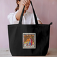 Rural Indian culture showing large tote bag Everyday Large Tote Bag by Antara Verma