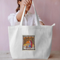 Rural Indian culture showing large tote bag Everyday Large Tote Bag by Antara Verma