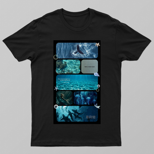 The oceans Unisex T-shirt by Sneha R Manwani 