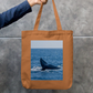 The whale Zipper Tote Bag by Sneha R Manwani 