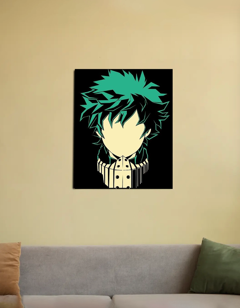 Deku 16"x20" Canvas Poster by @sketchtosoul