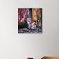 Power in silence 12"x12" Acrylic Square Poster by Vaishali C