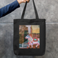 Nandi sculpture in temple Zipper Tote Bag by Vaishali C