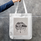 Psychedelic Lip gloss sketch Zipper Tote Bag by @chillartn