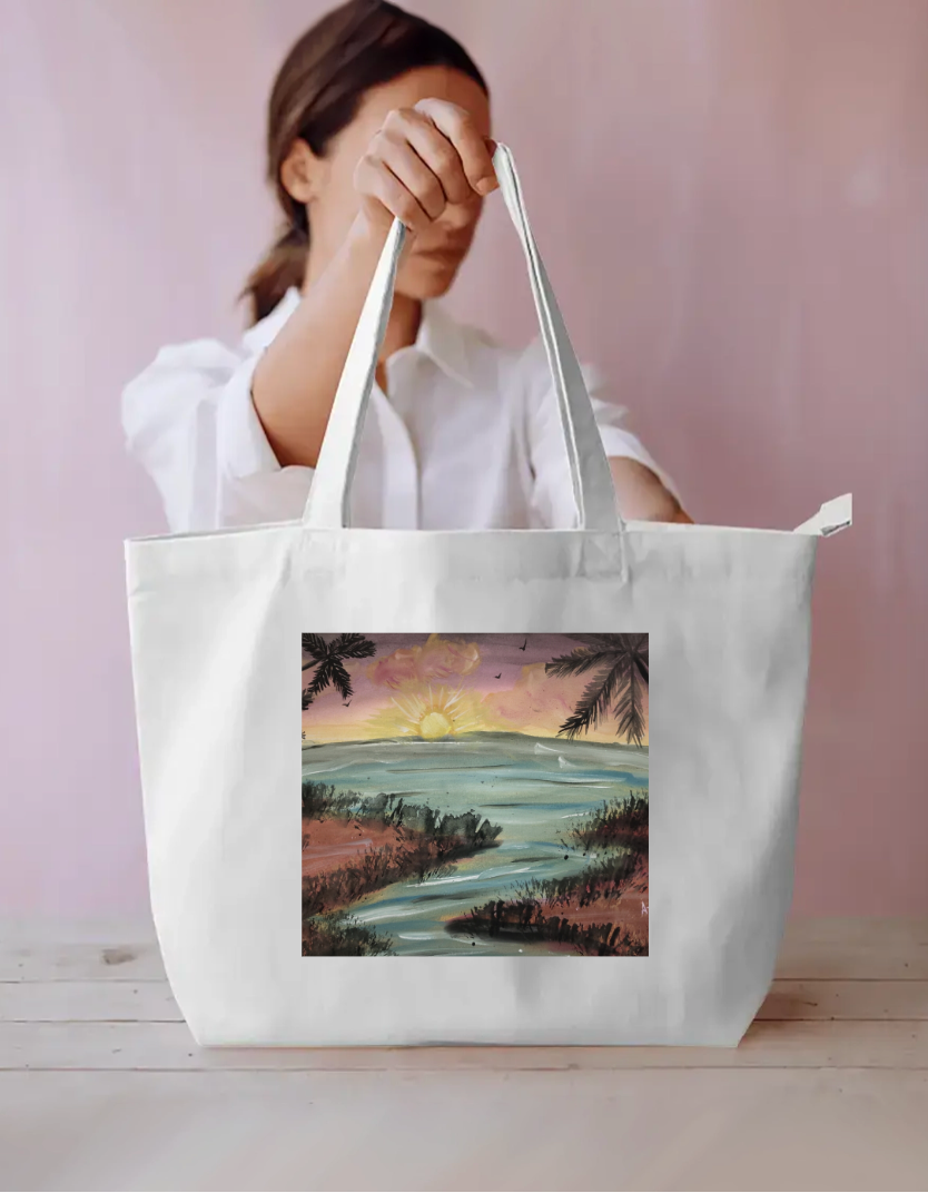 Sea of emotions Everyday Large Tote Bag by @art___wings