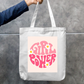 Trendy tote bag for girls Zipper Tote Bag by Cool Designz