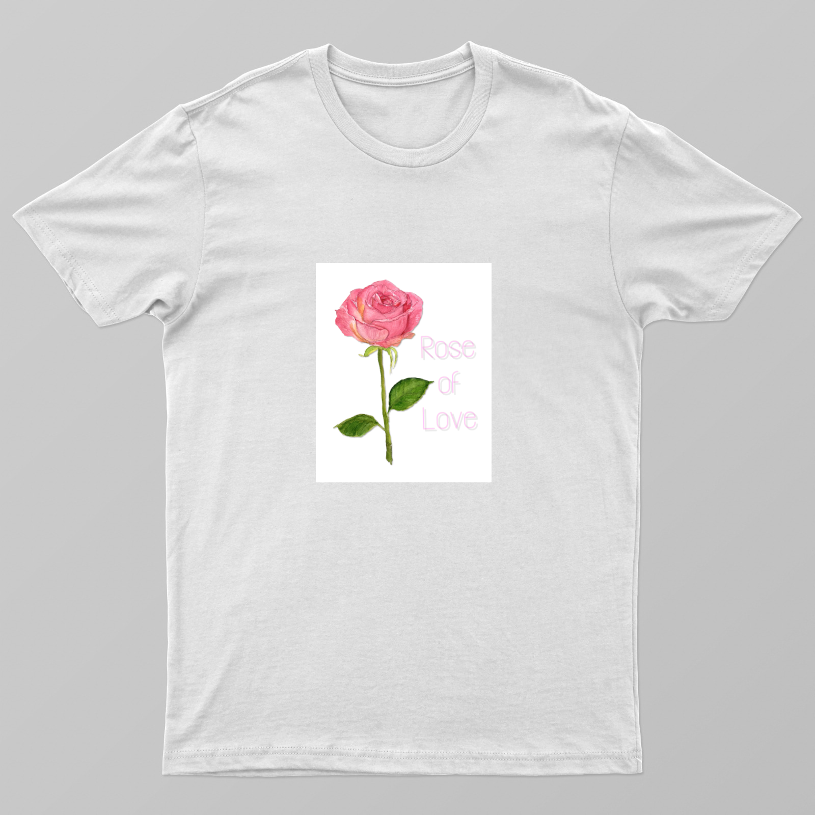 Rose of love Unisex T-shirt by Binara Tibiyani Ghanbari Sissan