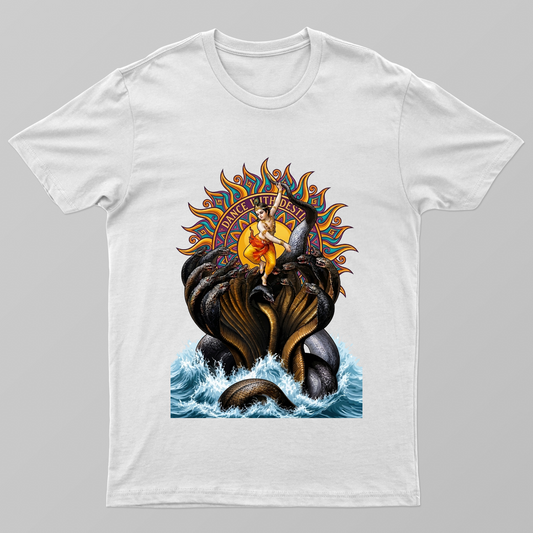 KRISHNA'S KALIYA DAMAN Unisex T-shirt by @rayah.arts