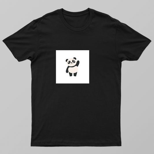 Panda Unisex T-shirt by MOUSUMI DAS