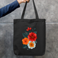 Floral Design Tote Bag Zipper Tote Bag by @rd_digital_store