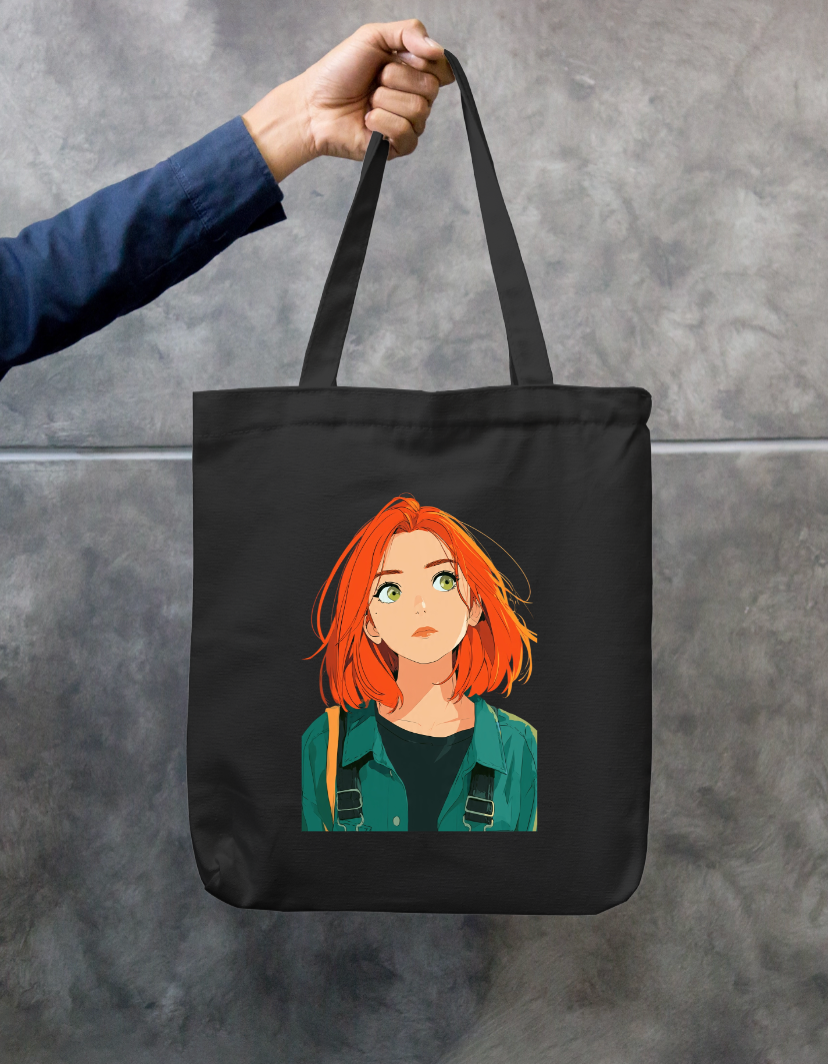Anime Tote Bag Zipper Tote Bag by @rd_digital_store