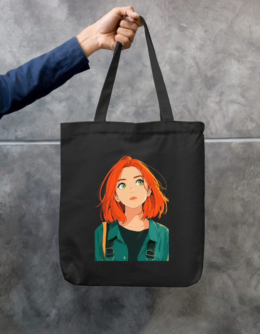 Anime Tote Bag Zipper Tote Bag by @rd_digital_store