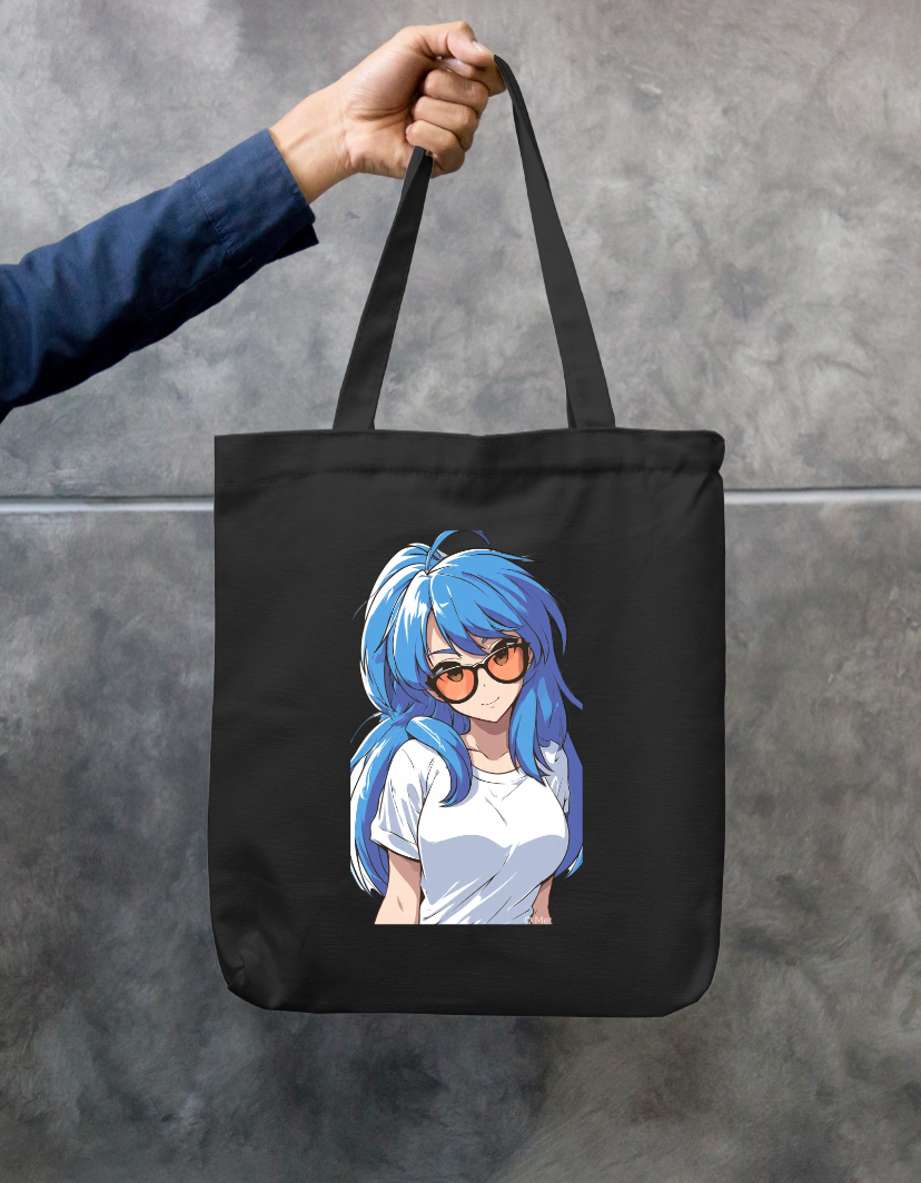 Anime Tote Bag Zipper Tote Bag by @rd_digital_store
