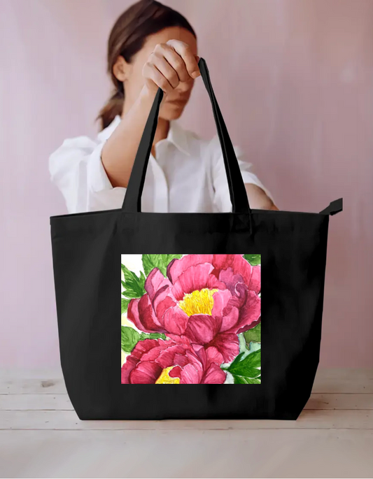 Floral design Everyday Large Tote Bag by @art_nd_quote