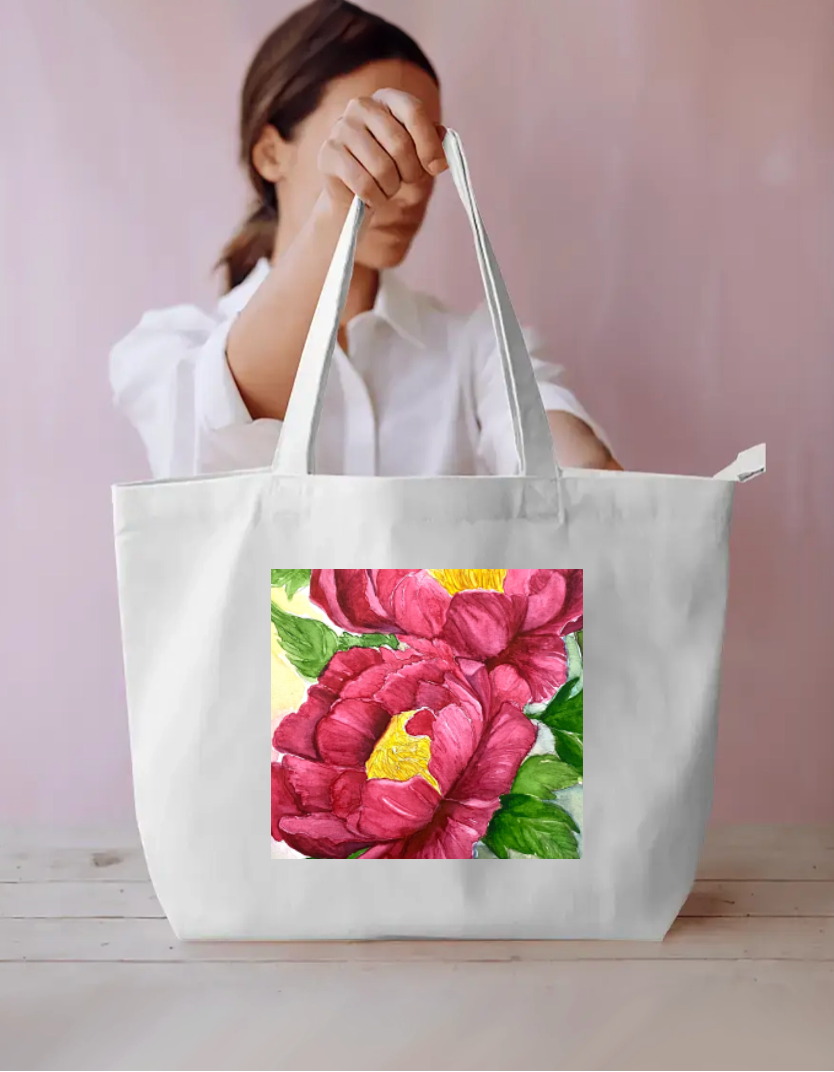 Floral design Everyday Large Tote Bag by @art_nd_quote