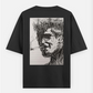 ink art, street wear Oversized T-shirt (Back print) by Mithisar Daimary 