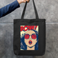 Comic Style Tote Bag Zipper Tote Bag by @rd_digital_store