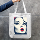 Comic Style Tote Bag Zipper Tote Bag by @rd_digital_store