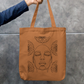 Lost Faces Tote Bag Zipper Tote Bag by @rd_digital_store