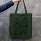 Lost Faces Tote Bag Zipper Tote Bag by @rd_digital_store
