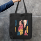 Unknown Face Tote Bag Zipper Tote Bag by @rd_digital_store