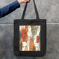 Unknown Face Tote Bag Zipper Tote Bag by @rd_digital_store