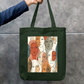 Unknown Face Tote Bag Zipper Tote Bag by @rd_digital_store