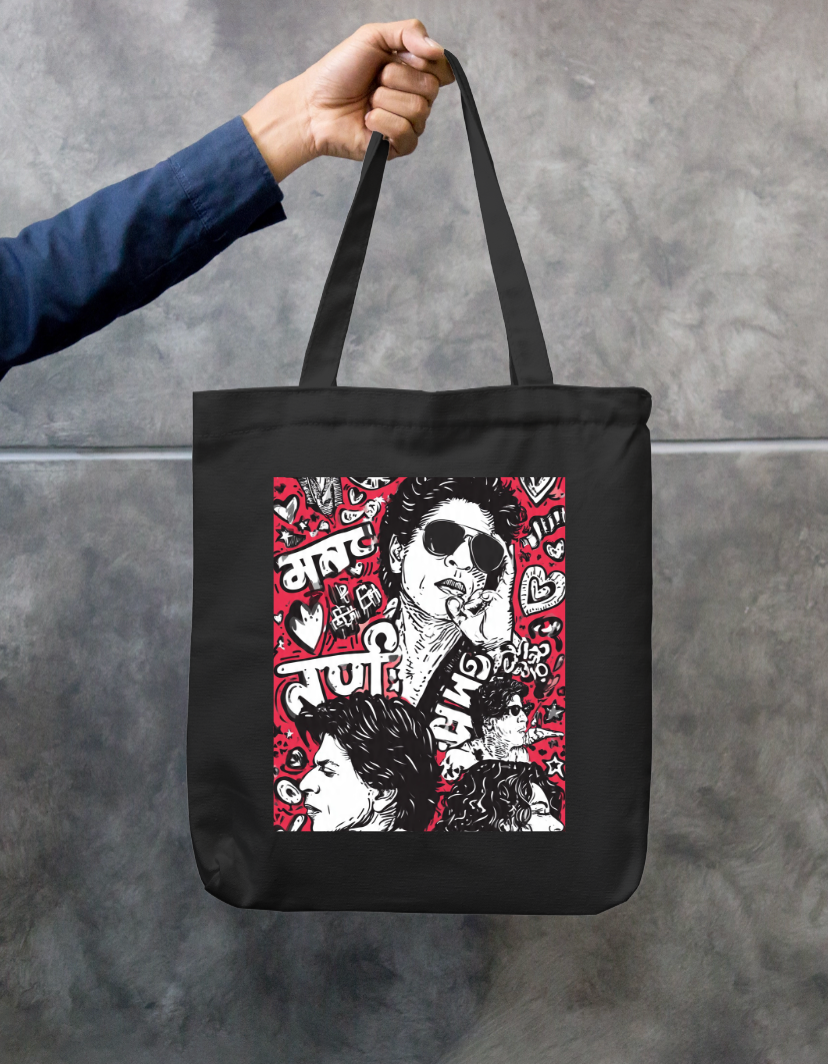 SRK Tote Bag Zipper Tote Bag by @rd_digital_store
