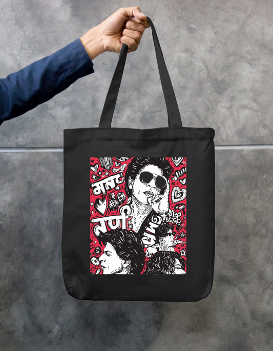 SRK Tote Bag Zipper Tote Bag by @rd_digital_store