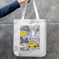 City Of Joy Tote Bag Zipper Tote Bag by @rd_digital_store